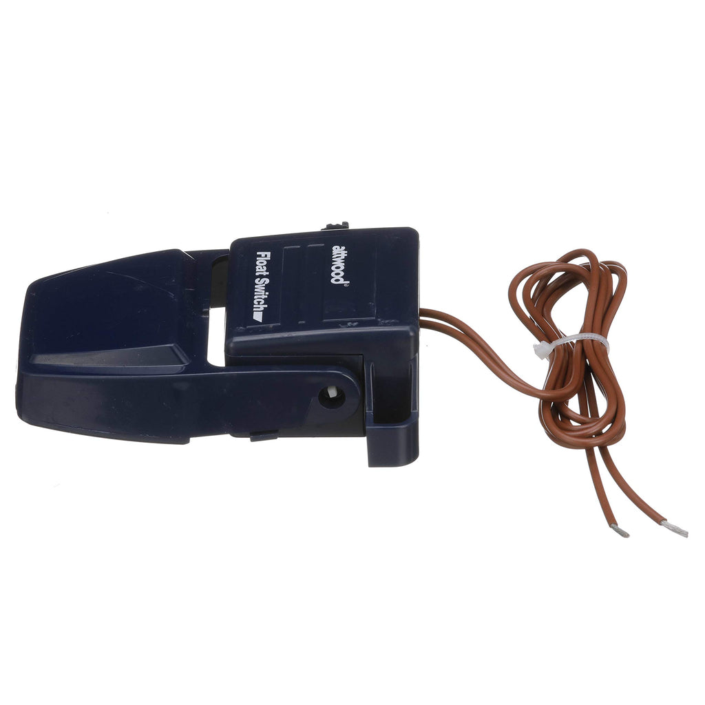 Attwood 4202-7 Float Switch, For Bilge Pump, 12- And 24-V Ce Rated, 36-Inch Wire, 4  Inches L X 3 7/8 Inches W X 1 3/8 Inches H