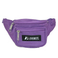 Everest Kids Fabric Adjustable Organizer Waist Pack, Purple