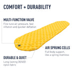 Sea To Summit Ultralight Backpacking Air Mattress, Small (66 X 21.5 X 2 Inches)