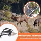 Sheng-Rui Archery Bow Hook Holders Real Tree Stand Bow Hangers Bow Gear Accessory For Outdoor Hunting (3Pcs/Pack)