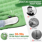 Hiipeak Strong Support Camping Mat, Inflatable Sleeping Mattress 39 Inch Thickness Sleeping Pad With Pillow, Quickainflation Ult