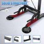 Leasbar Power Tower, Stand Workout Station 330 Lbs Capacity, Adjustable Dip & Pull Up Bar Station, Multi-Function Strength Train