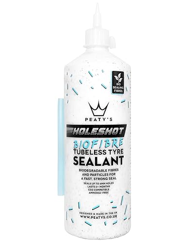 Peatys Holeshot Biofibre Tubeless Tire Sealant 500Ml169 Oz