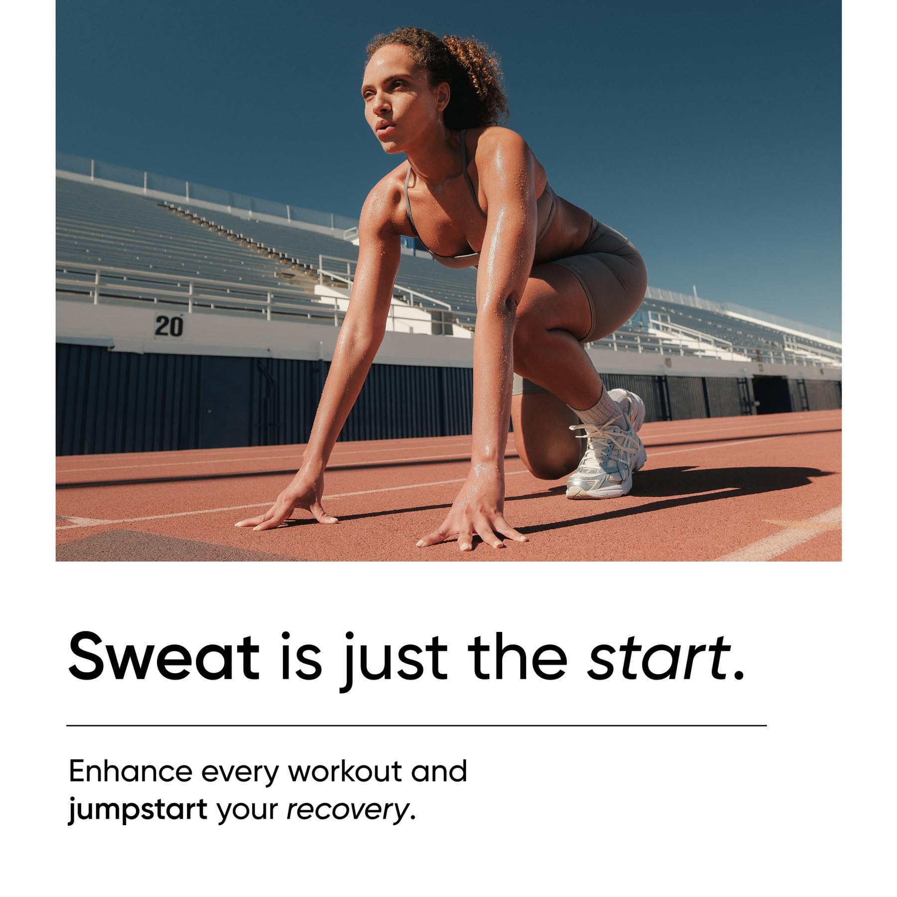Sports Research Sweet Sweat Workout Enhancer Gel - Maximize Your Exercise & Sweat Faster - 6.4oz Stick