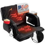 Aceletiqs Stadium Seats For Bleachers With Back Support - Usb Battery Included - Upgraded 3 Levels Of Heat - Foldable Chair - Cu