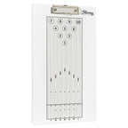 Murray Sporting Goods Dry Erase Coaches Clipboard | Double-Sided Dry Erase White Board (Bowling)