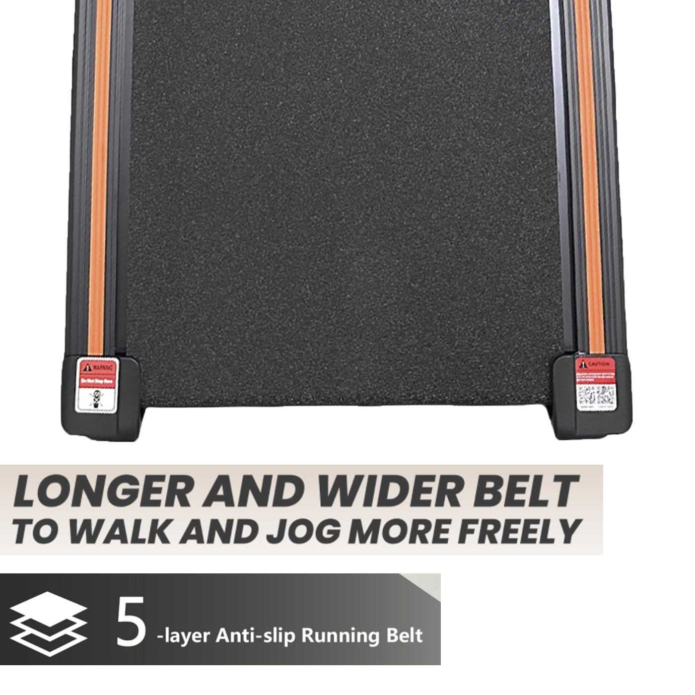 Hccsport Under Desk Walking Pad Treadmill With Remote Control 2.5 Hp Led Display Compact Small Treadmill With Incline For Home O