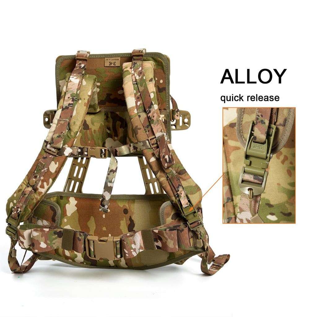 Mt Filbe 100L+ Modular Tactical Backpack System - Military Rucksack With External Abs Frame Multi-Mission Molle Gear For Trekkin