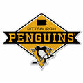 Rico Industries Nhl Pittsburgh Penguins Diamond Shape Cut Pennant - Home And Living Room D  Cor - Soft Felt Ez To Hang