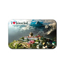 ISEE 360 I Love Himachal Fridge Magnets for Home Kitchen Refrigerator Office Doors Decorations Travel Souvenir Gift L X H 3 X 2 