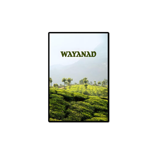 95MILES GARMENTS Cute Wayanad Fridge Magnets for Home Office Kitchen Refrigerator Door Stylish Wooden Decor Souvenir Gift (L X H