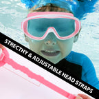 2 Pack Kids Swim Goggles, Swimming Glasses For Children From 3 To 15 Years Old