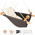 Tislly Baby Swing Outdoor and Indoor, Canvas Baby Hammock Swings for Baby to Toddler, Hanging Swing Seat with Safety Belt Outsid