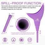 Female Urination Device,Reusable Silicone Female Urinal Foolproof Women Pee Funnel Allows Women To Pee Standing Up,Women'S Urina