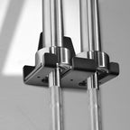 Yes4All Vertical Wall Mounted Olympic Barbell Holder, Barbell Storage Rack, Hanging Barbell Rack For Home Fitness Equipment (2 B