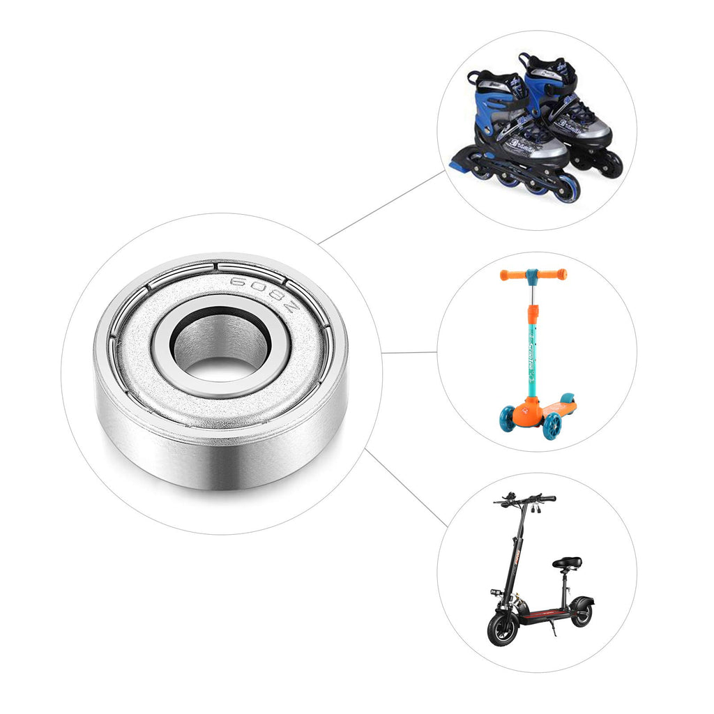 608-Z Shielded Sealed Miniature Skateboard-Bearings - 8X22X7Mm, 10 Pcs, Used In Longboard And Scooters Machinery, Roller Skates
