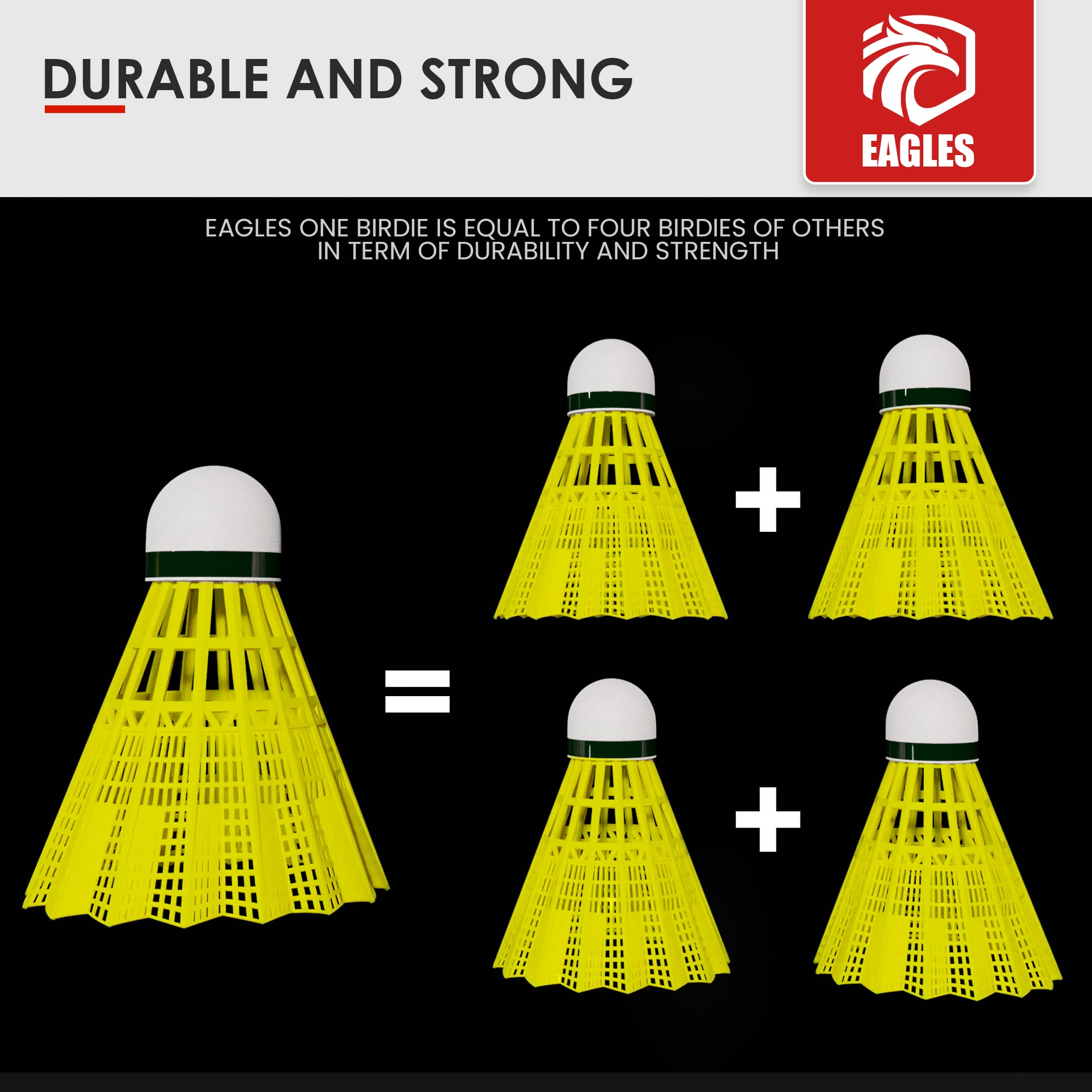Badminton Birdies - Nylon Bedminton Shuttlecocks For Baseball/Softball Batting Training - Shuttle Balls For Indoor And Outdoor M