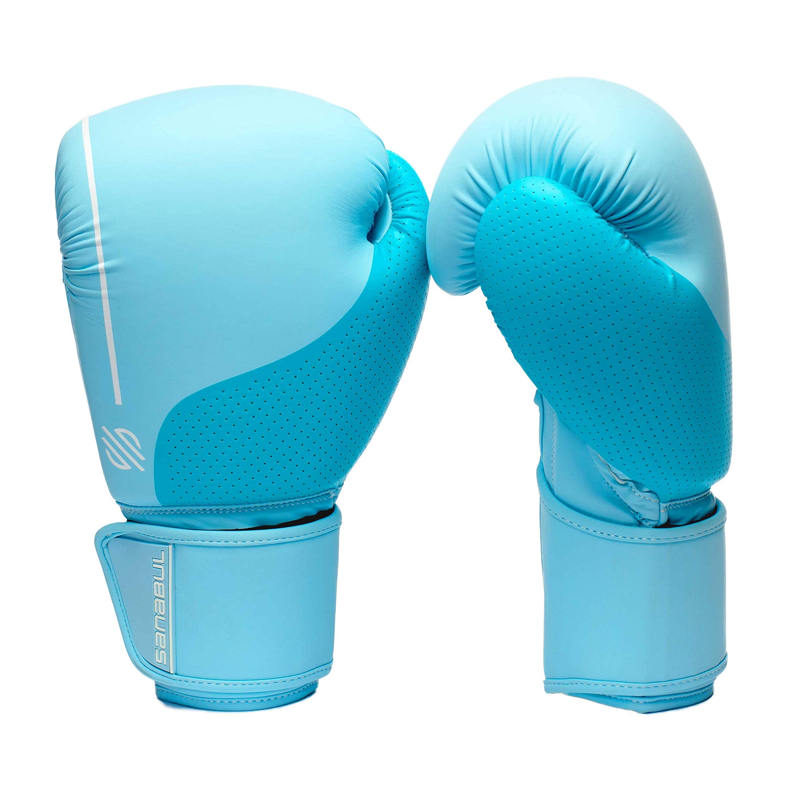 Sanabul Womens Easter Egg Boxing Gloves (Ice Blue, 8 Oz)