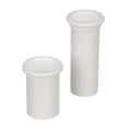 Seachoice Adjustable Splashwell Drain Tube, Fits 1-1/4 In. Opening, White Plastic