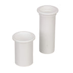 Seachoice Adjustable Splashwell Drain Tube, Fits 1-1/4 In. Opening, White Plastic