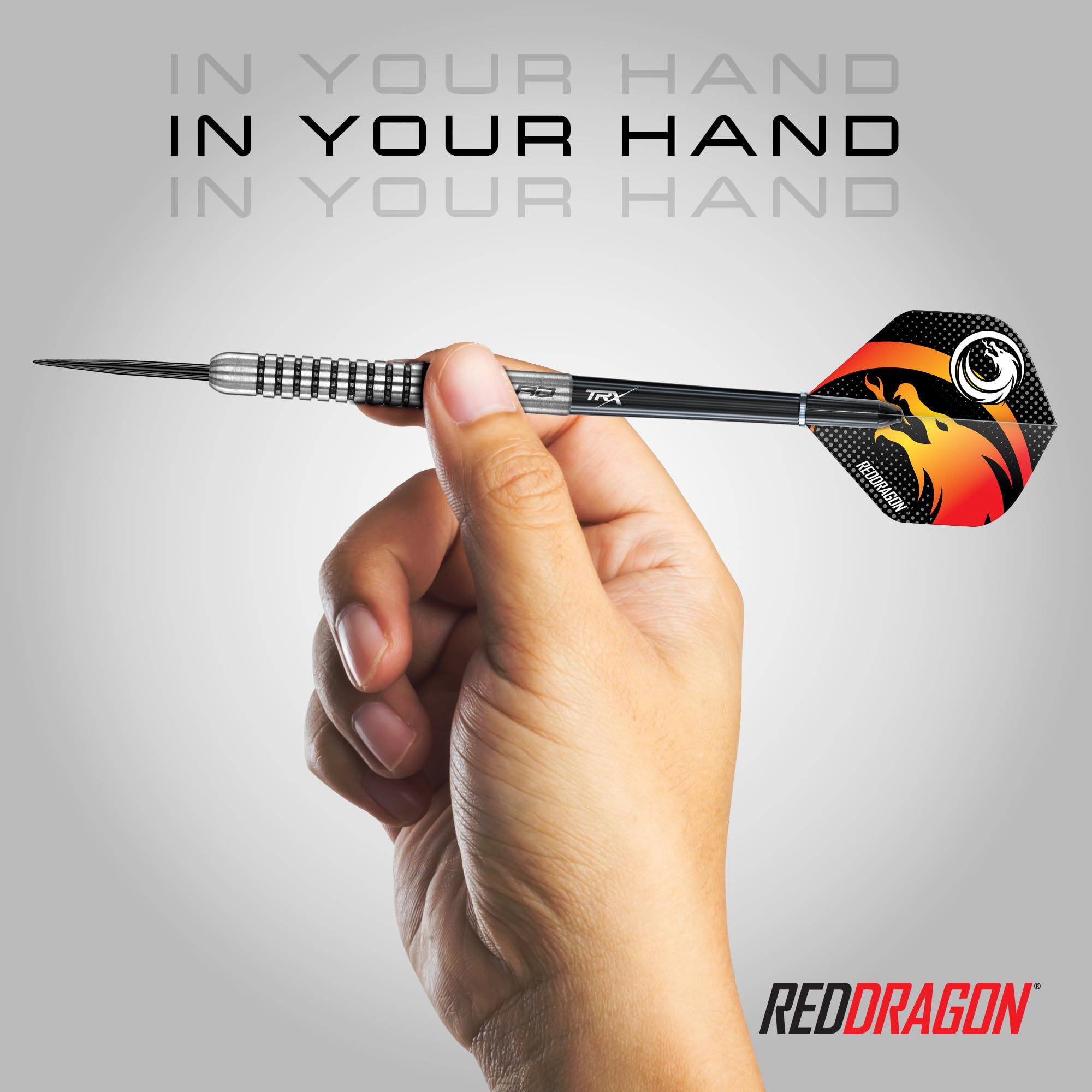 Red Dragon Apollo 23 Gram Darts Set With Hardcore Flights And Stems