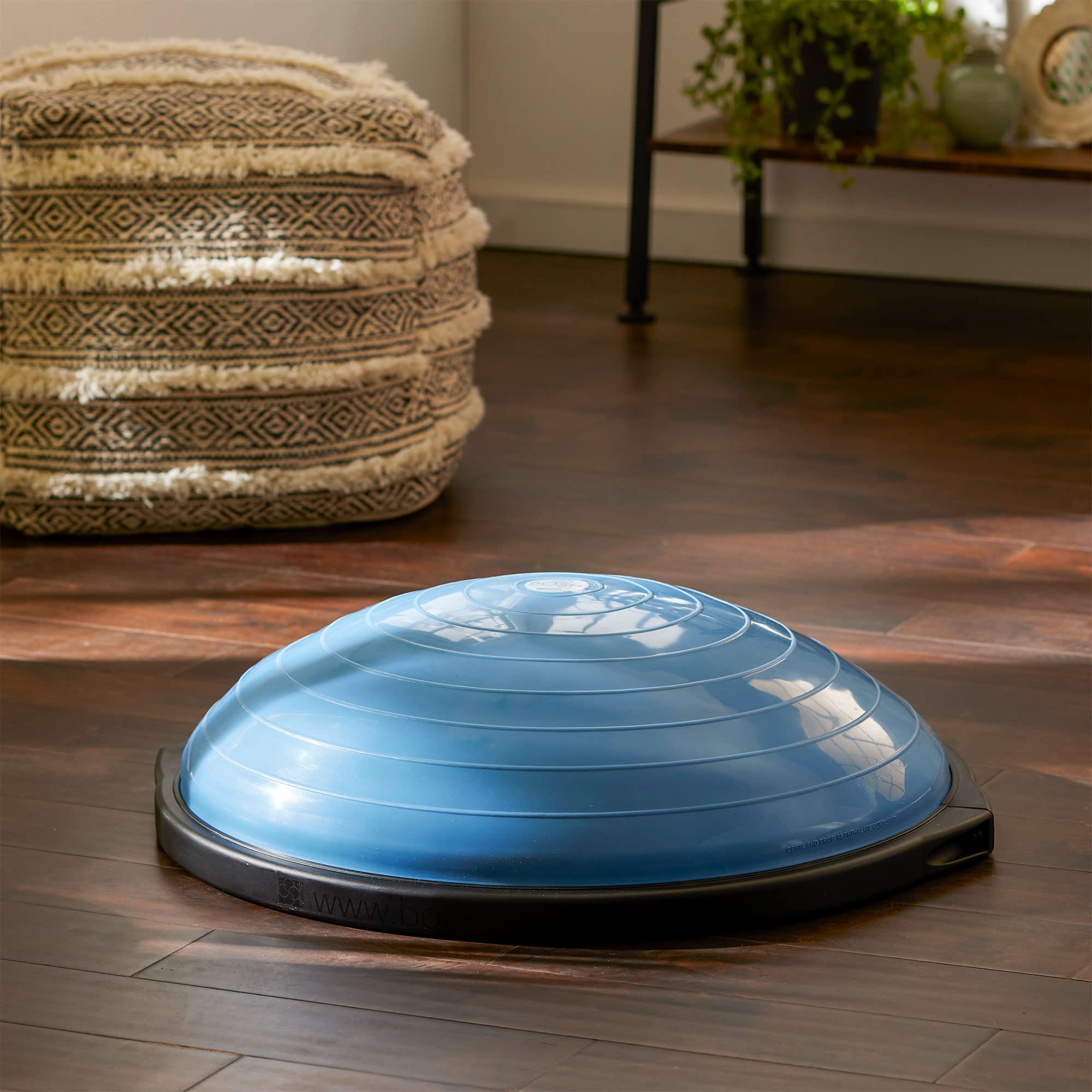 Bosu Multi Functional Original Home Gym 26 Inch Full Body Balance Strength Trainer Ball Equipment With Guided Workouts And Pump,