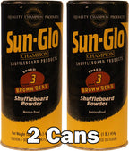 Sun-Glo Speed 3 (Brown Bear Wax) Shuffleboard Table Powder, 16 Oz. Can