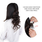 18 Clip In Hair Extensions Remy Human Hair For Women - Silky Straight Human Hair Clip In Extensions 60Grams 4Pieces Jet Black 1