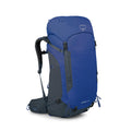Osprey Kestrel LT 65L Mens Backpacking Backpack - Lightweight Hiking & Camping Bag with Waterproof Raincover, Rays Blue