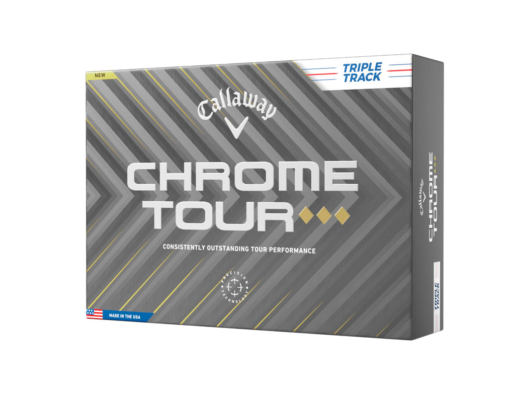 Callaway Golf Chrome Tour Triple Diamond Golf Balls (Triple Track (White)