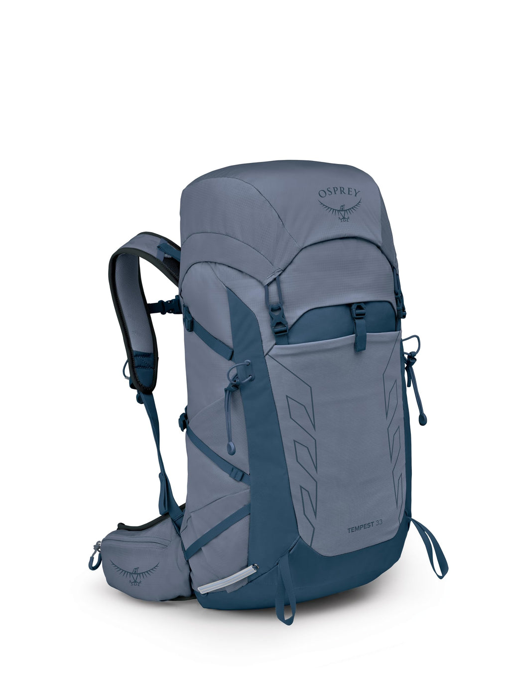 Osprey Tempest 33L Womens Lightweight Hiking Backpack - Daypack for Travel & Camping, Anchor Blue/Atlas