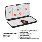 Viper Diamond 90% Tungsten Soft Tip Darts With Storage/Travel Case, Silver Rings, 16 Grams