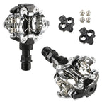 Venzo Mtb Mountain Bike Sealed Clipless Pedals Compatible With Shimano Spd Type Cleats Sm-Sh51 Mtb Shoes - Easy Clip In