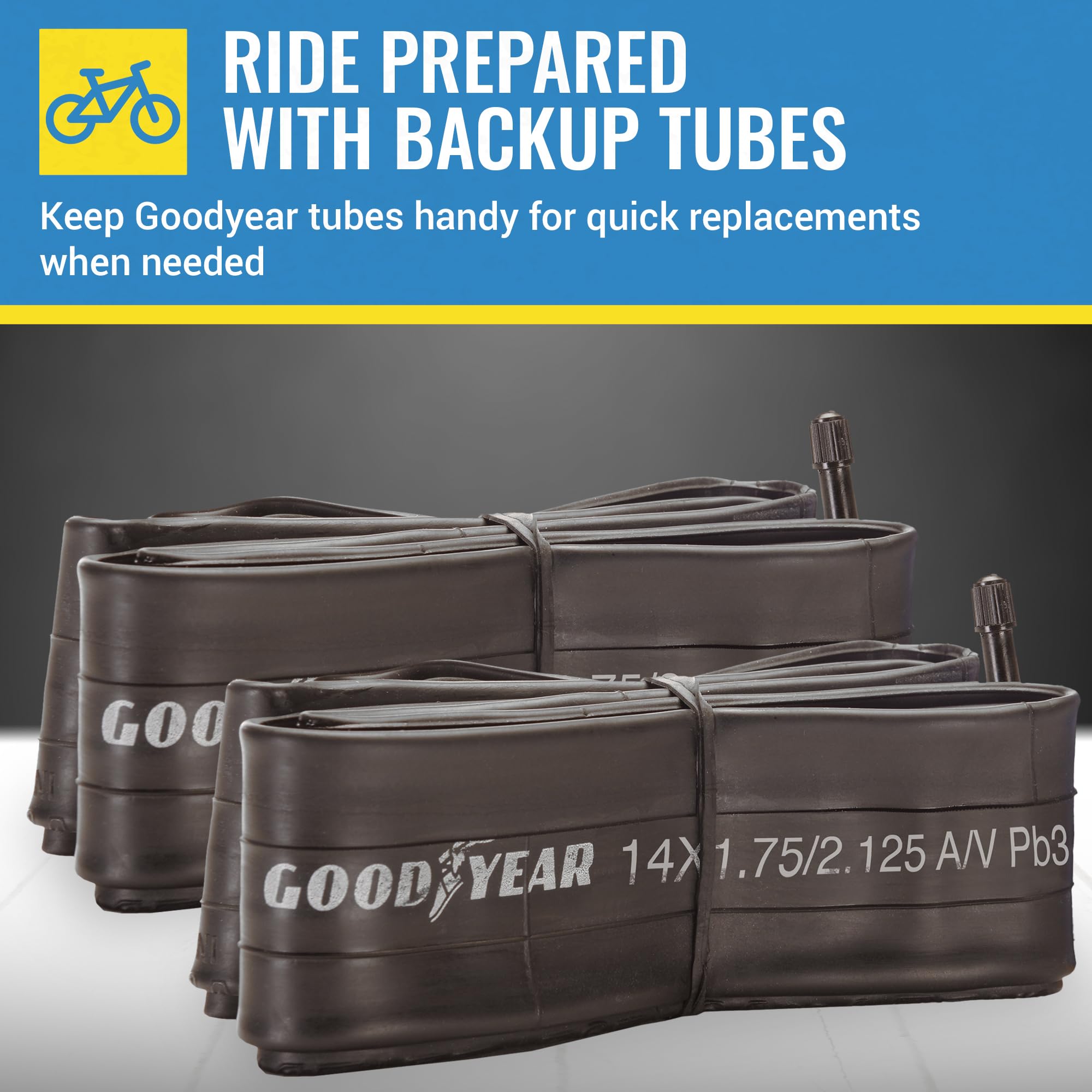 Goodyear Bicycle Tube, 14 X 1.75/2.125