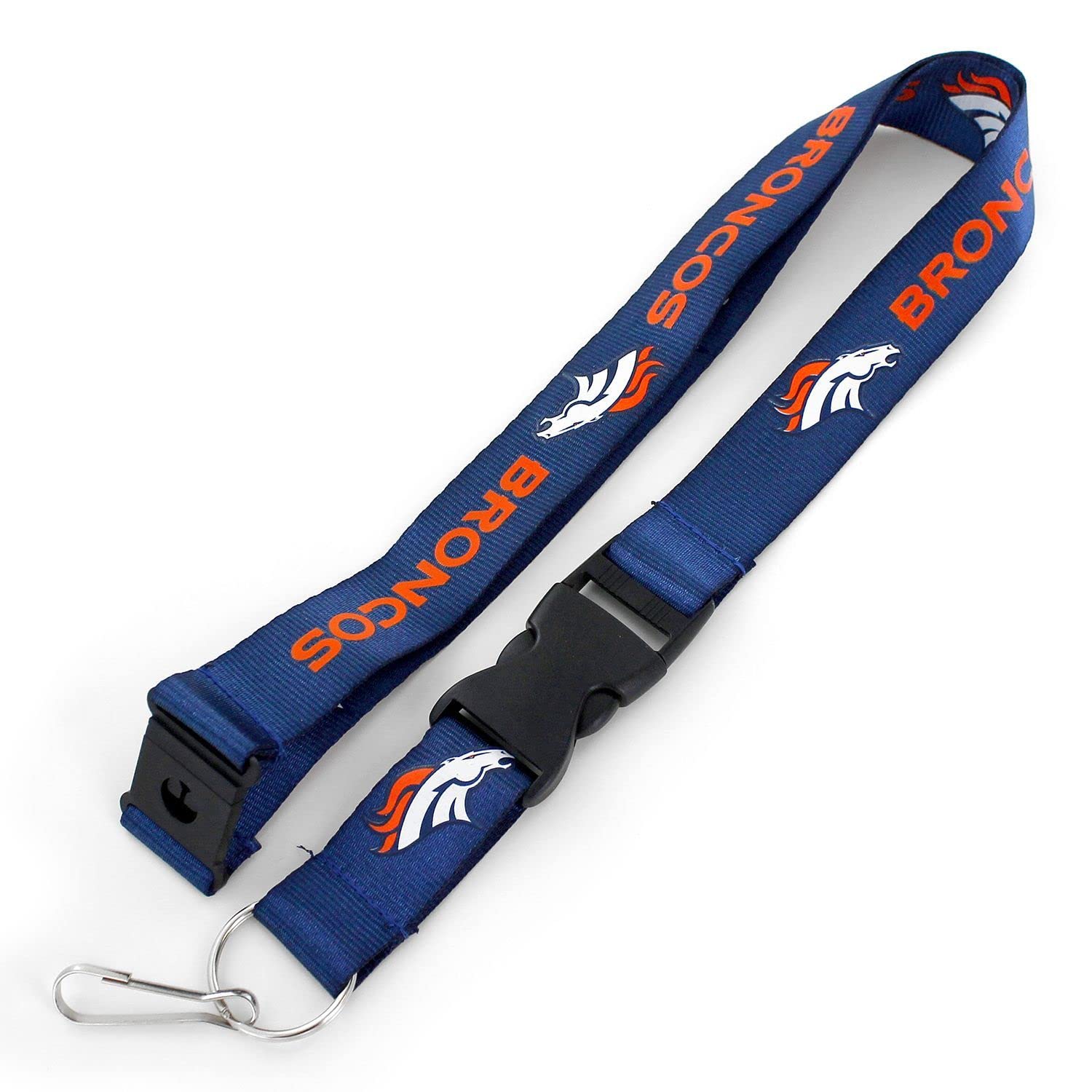 Nfl Denver Broncos Team Lanyard, Blue