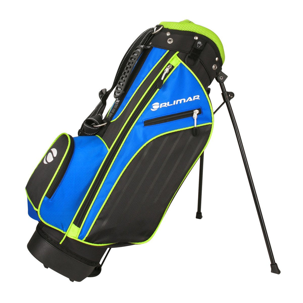 Orlimar Golf ATS Junior Boys Blue/Lime Golf Stand Bag (Ages 5-8)