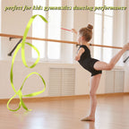 Yilloog Rainbow Dance Ribbon 78.7 Inch Gymnastics Ribbon Streamers Rainbow Artistic Ribbon Dancer Twirling Wands Rhythmic Gymnas