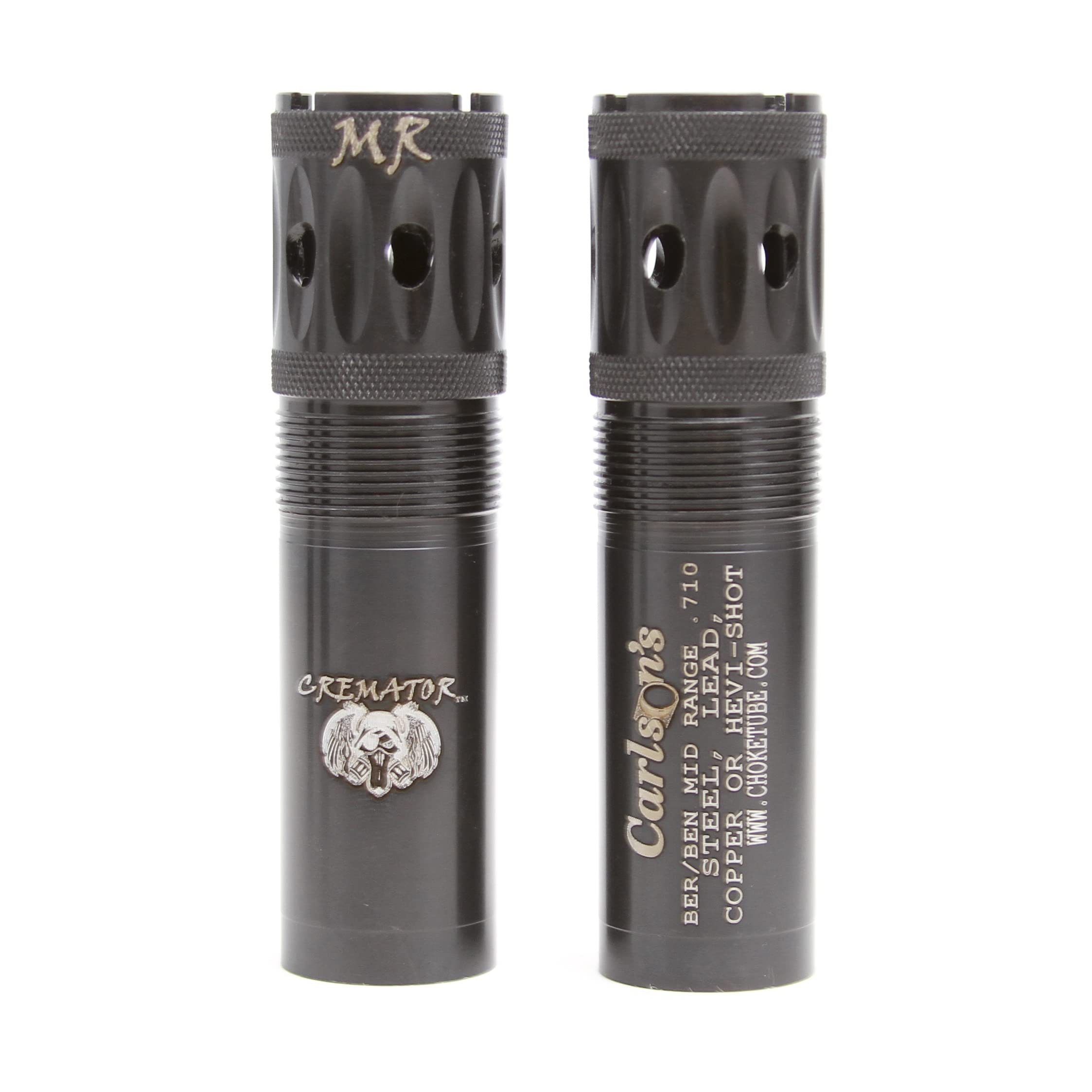 Carlsons Choke Tubes 12 Gauge Compatible For Beretta Benelli Mobil [ Mid Range | 0.710 Diameter ] Blued Steel | Cremator Ported