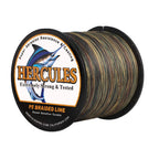 Hercules Braided Fishing Line 2000M 2187Yds 10Lbs-200Lbs Pe Superline 8 Strands (Camouflage 10Lb/4.5Kg 0.12Mm)