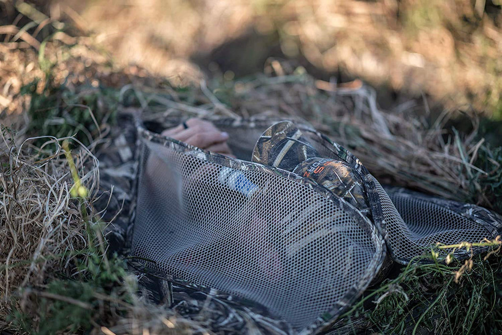 ALPS OutdoorZ Legend Layout Blind - Hunting Blind, Tan, with Zero-Gravity Chair Design, Waterproof Floor, Mesh Face Screen, Rear