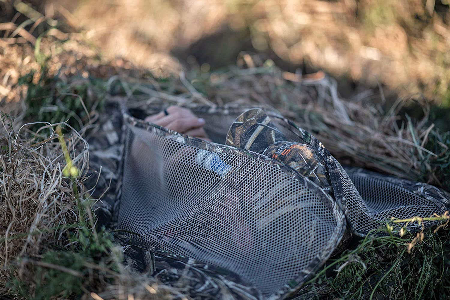 ALPS OutdoorZ Legend Layout Blind - Hunting Blind, Tan, with Zero-Gravity Chair Design, Waterproof Floor, Mesh Face Screen, Rear