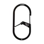 Nite Ize Gs4-01-R6 G-Series Dual Chamber Carabiner, Size #4 1-Pack, Black