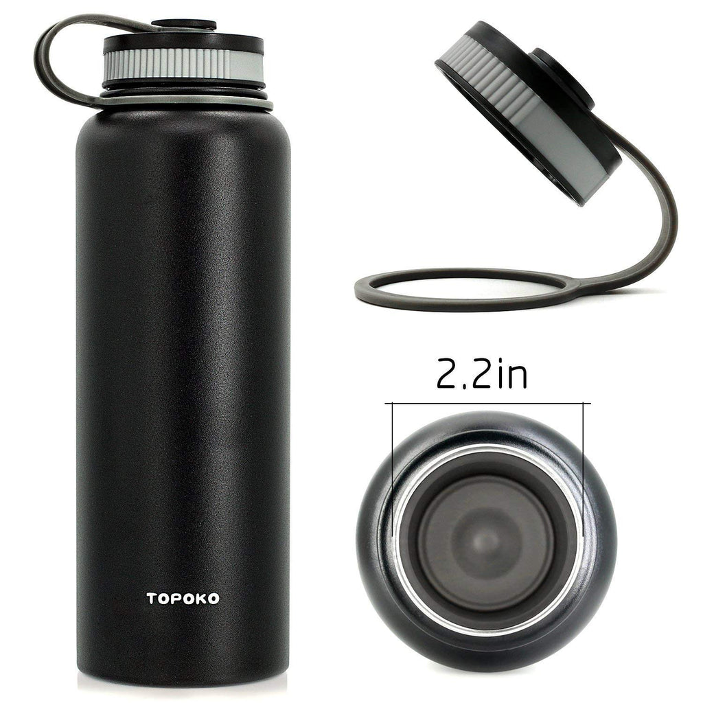 Replacement Lid For Hydro Flask Wide Mouth 12, 18, 32, 40 Oz Water Bottles, Wide Mouth Lid For Hydro Flask And Other Sports Wate