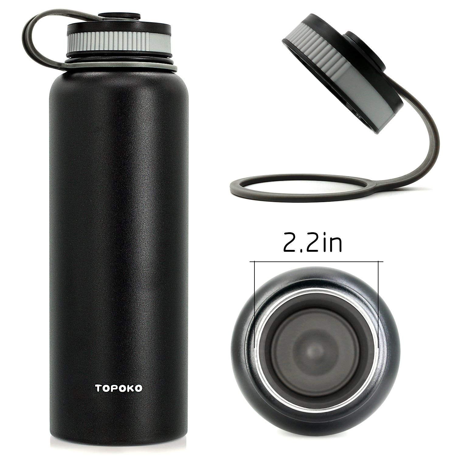 Replacement Lid For Hydro Flask Wide Mouth 12, 18, 32, 40 Oz Water Bottles, Wide Mouth Lid For Hydro Flask And Other Sports Wate