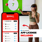 Boxbollen Original With App, Used By Celebrities - Mma Gear Boxing Ball - Boxing Reflex Ball With Adjustable Strap - Interactive