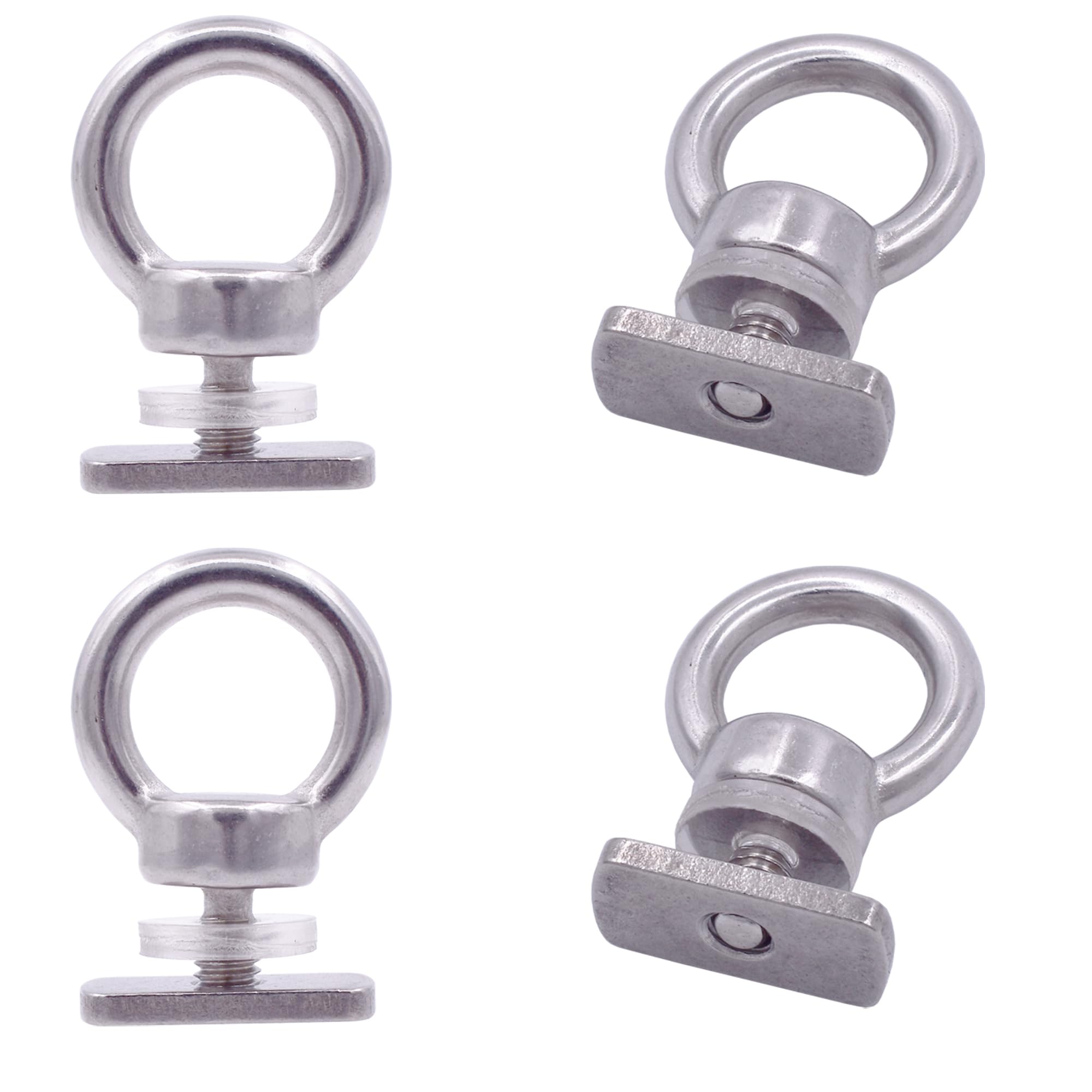 Yyst Kayak Track Mount Tie Down Eyelet To Hold Your Bungee Cord Or Ropes Up To 0.5'' - No Track -Dont Use For Anchoring (4)