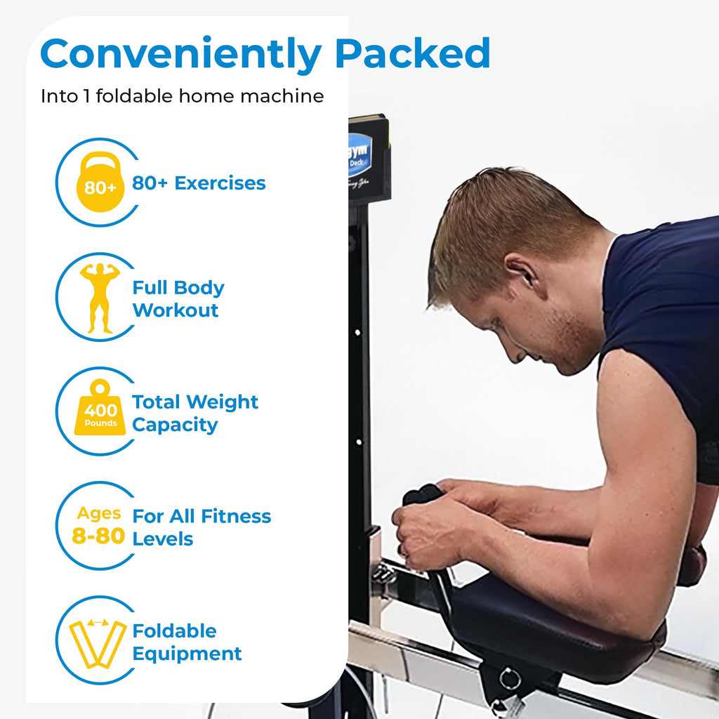 Total Gym Men And Women Universal Total Body Training Home Gym Workout Machine Equipment With Squat Stand, Leg Pull, 2 Ankle Cuf