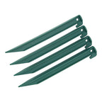 Camping Beach Tent Stake Pegs For Sand,12 Pack Tarp Stakes 9 Inch Canopy Stakes With Pouch, Plastic Light Ground Stakes For Camp