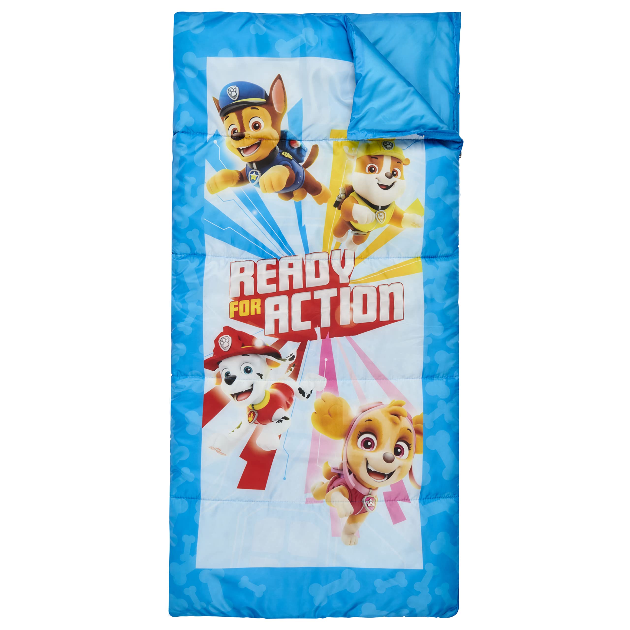 Exxel Outdoors Paw Patrol Kids Camp Set - Tent, Backpack, Sleeping Bag And Flashlight - 4 Piece Indoor/Outdoor Paw Patrol Kids S