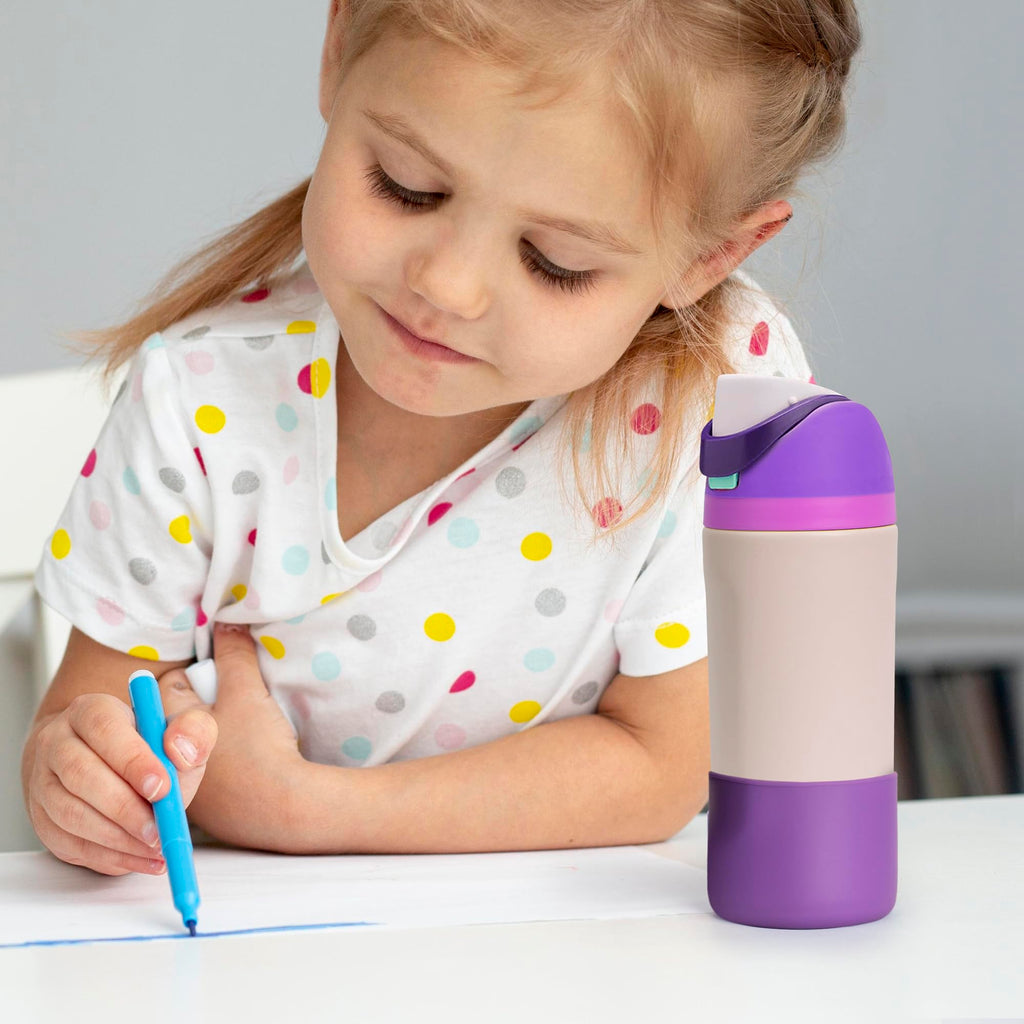 Diumepo Silicone Water Bottle Boot for Owala 14/16oz, Anti-Slip Protective Sleeve Bottom Bumper Protector for Owala Kids 12 oz T